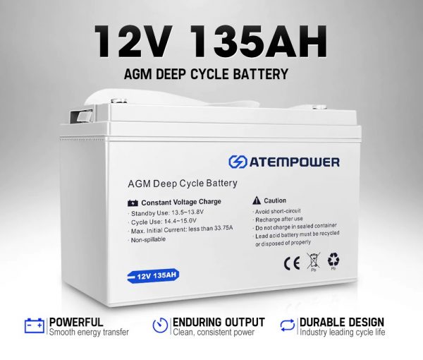 BATERIA CICLO PROFUNDO 135 AH. - Imagen 3